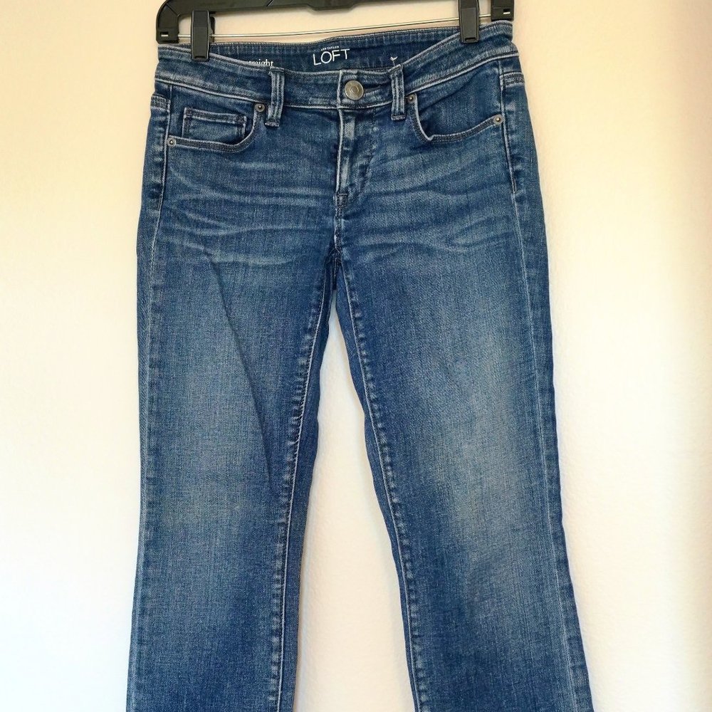 Ann Taylor Loft Modern Straight Jean 26/2